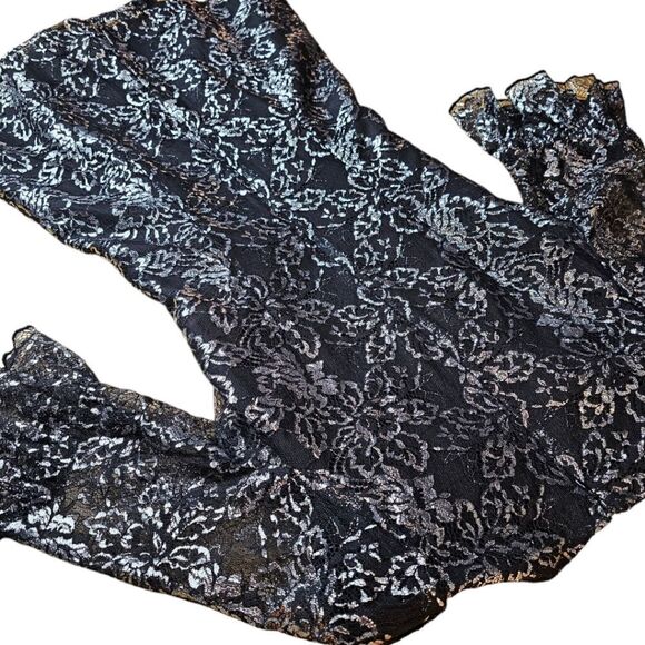 The Vampire’s Wife x H&M Black Silver Lace Dress - Picture 8 of 12